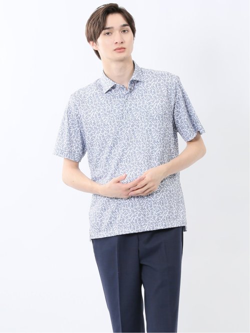 Biz クールパス ワイドカラー半袖 ビズポロ