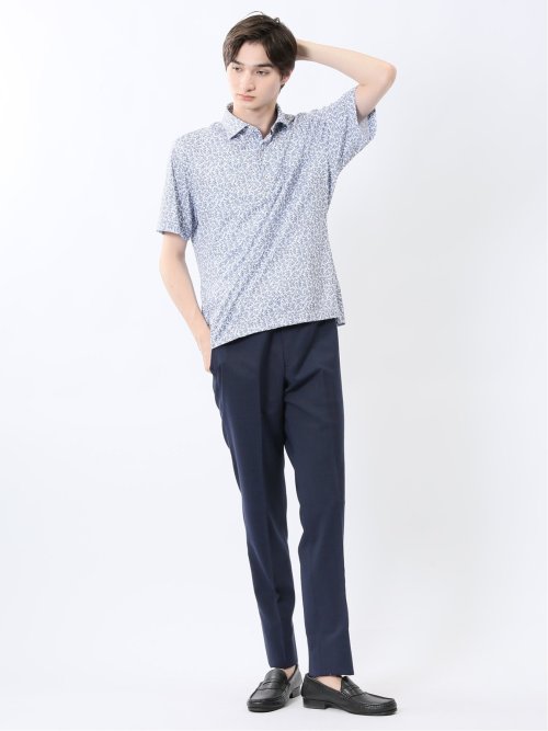 Biz クールパス ワイドカラー半袖 ビズポロ