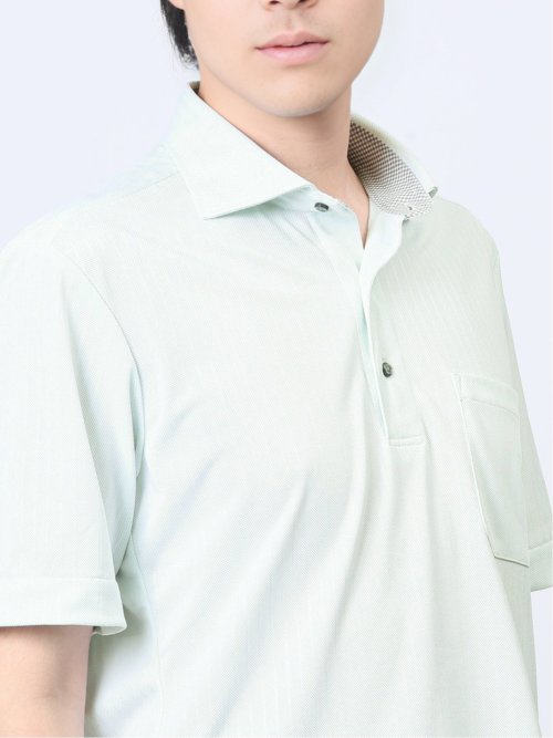 Biz クールパス カッタウェイ半袖 ビズポロ