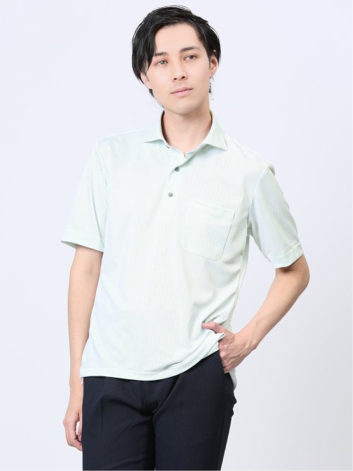 Biz クールパス カッタウェイ半袖 ビズポロ