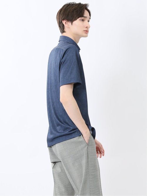 Biz クールパス ワイドカラー半袖 ビズポロ