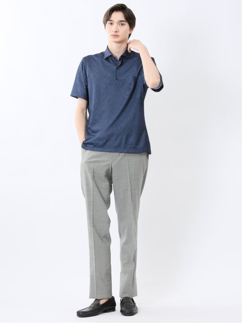 Biz クールパス ワイドカラー半袖 ビズポロ