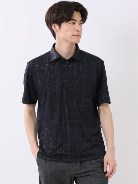 Biz クールパス ワイドカラー半袖 ビズポロ