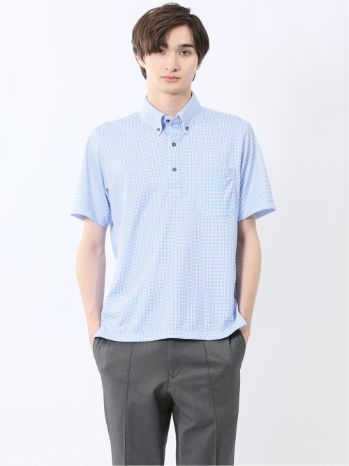 Biz クールパス ボタンダウン半袖 ビズポロ