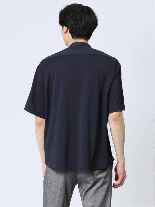 Biz クールパス バンドカラー半袖 ビズポロ