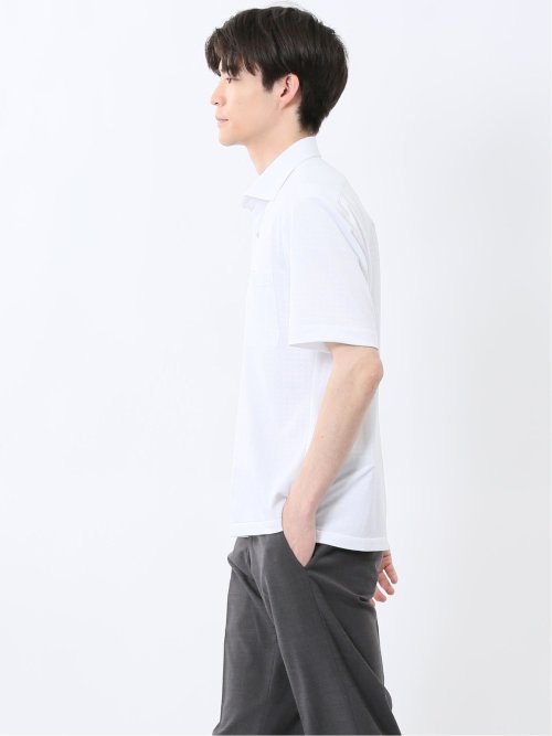 Biz クールパス ワイドカラー半袖 ビズポロ