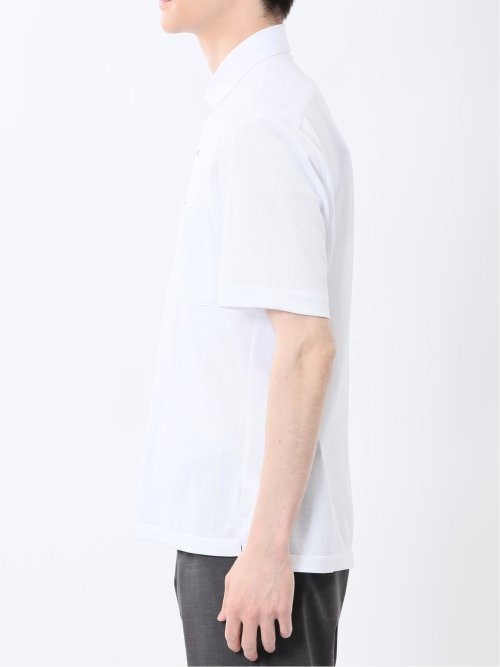 Biz クールパス ワイドカラー半袖 ビズポロ