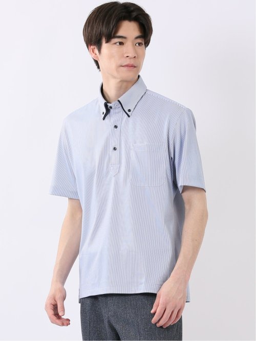 Biz クールパス ボタンダウン半袖 ビズポロ