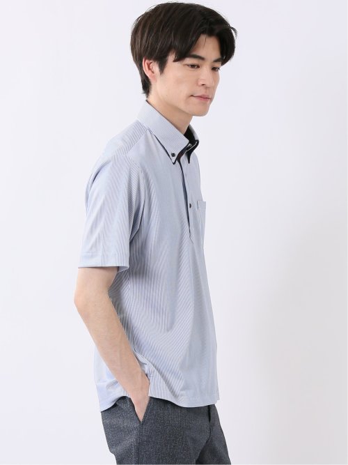 Biz クールパス ボタンダウン半袖 ビズポロ