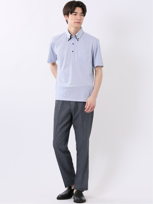 Biz クールパス ボタンダウン半袖 ビズポロ