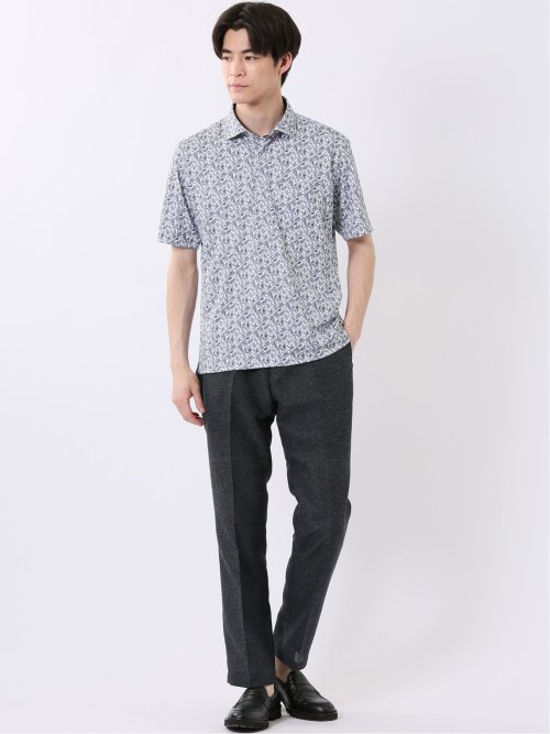 Biz クールパス ワイドカラー半袖 ビズポロ