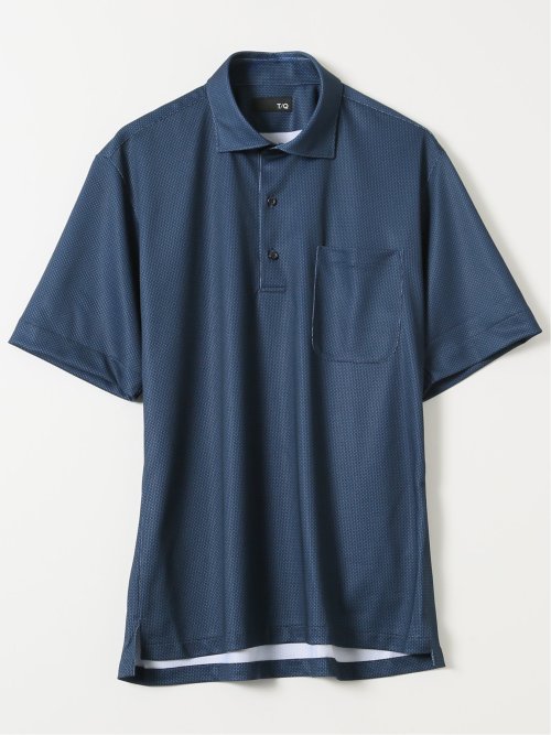 Biz クールパス ワイドカラー半袖 ビズポロ