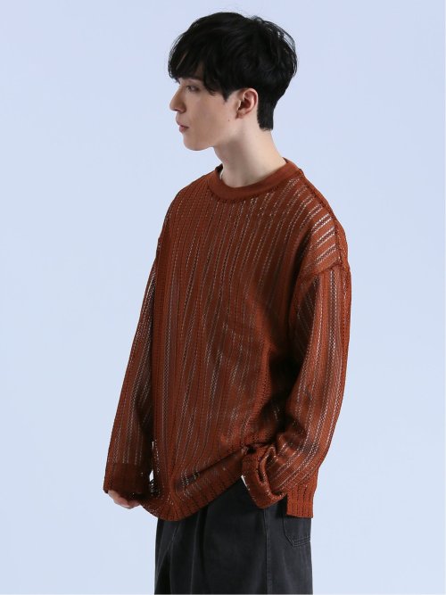 メッシュＴシャツ+無地Ｔシャツ アンサンブル