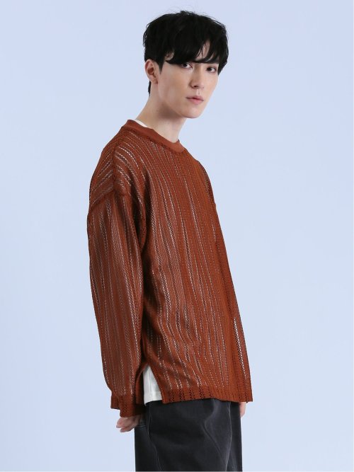 メッシュＴシャツ+無地Ｔシャツ アンサンブル