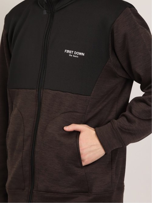 【WEB限定】ファーストダウン/FIRST DOWN ストレッチフリース スタンドアウター(セットアップ可能)