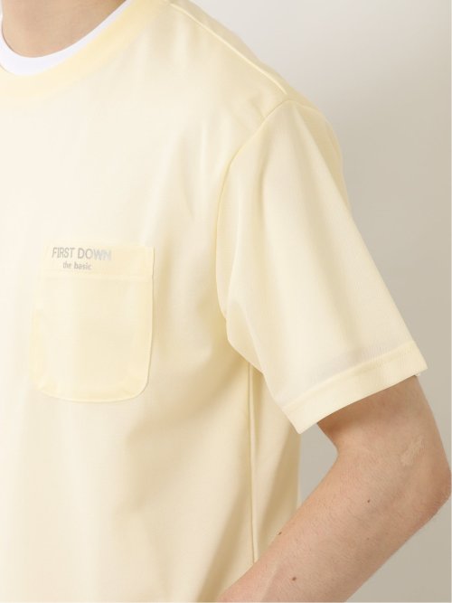 【WEB限定】ファーストダウン/FIRST DOWN 超軽量 鹿の子 半袖Tシャツ