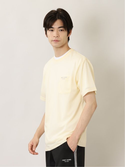 【WEB限定】ファーストダウン/FIRST DOWN 超軽量 鹿の子 半袖Tシャツ