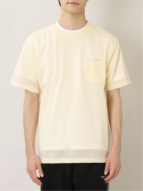 【WEB限定】ファーストダウン/FIRST DOWN 超軽量 鹿の子 半袖Tシャツ