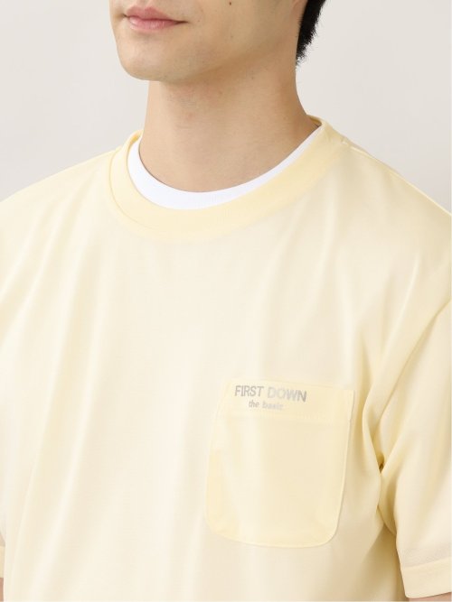 【WEB限定】ファーストダウン/FIRST DOWN 超軽量 鹿の子 半袖Tシャツ