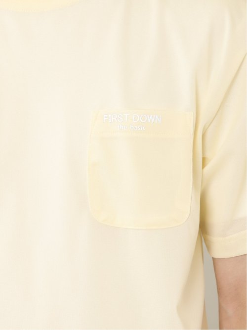 【WEB限定】ファーストダウン/FIRST DOWN 超軽量 鹿の子 半袖Tシャツ