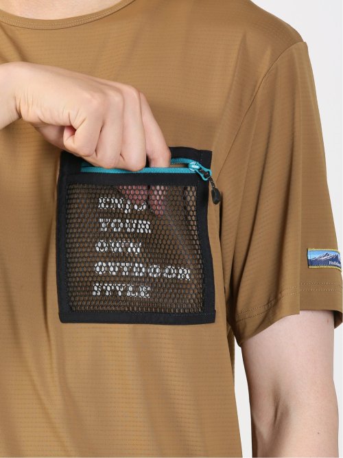 【WEB限定】Holidayout 冷感メッシュ ポケットT(セットアップ可能)