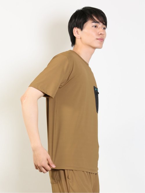 【WEB限定】Holidayout 冷感メッシュ ポケットT(セットアップ可能)