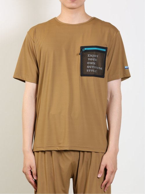 【WEB限定】Holidayout 冷感メッシュ ポケットT(セットアップ可能)