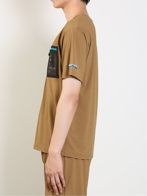 【WEB限定】Holidayout 冷感メッシュ ポケットT(セットアップ可能)