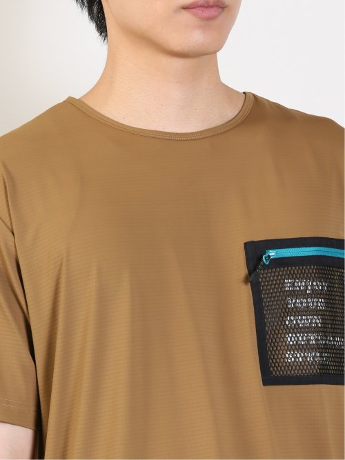 【WEB限定】Holidayout 冷感メッシュ ポケットT(セットアップ可能)