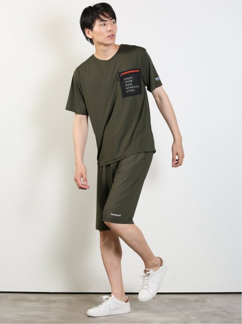 【WEB限定】Holidayout 冷感メッシュ ポケットT(セットアップ可能)