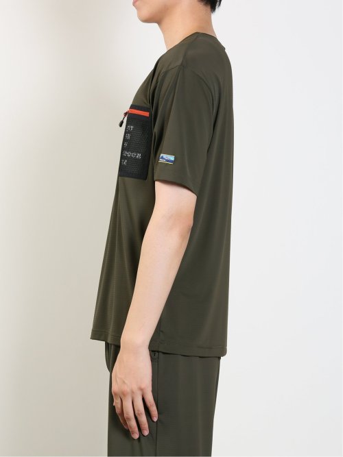 【WEB限定】Holidayout 冷感メッシュ ポケットT(セットアップ可能)