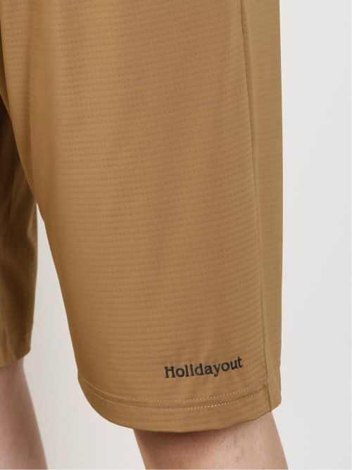 【WEB限定】Holidayout 冷感メッシュ ショートパンツ(セットアップ可能)