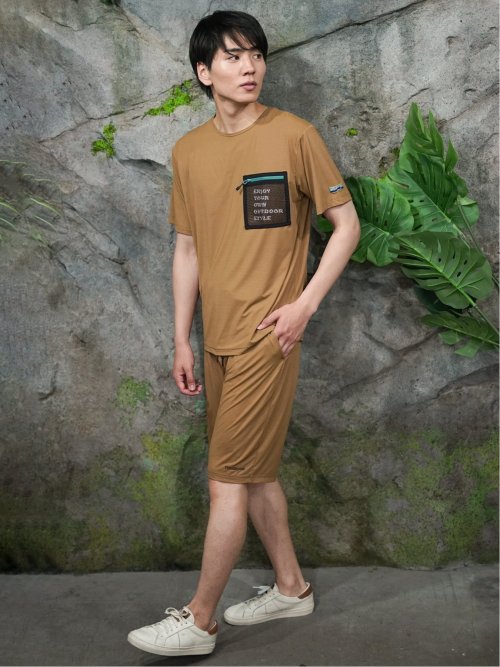 【WEB限定】Holidayout 冷感メッシュ ショートパンツ(セットアップ可能)