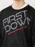 【WEB限定】ファーストダウン/FIRST DOWN カチオンスムース プリント長袖プルオーバー(セットアップ可能)