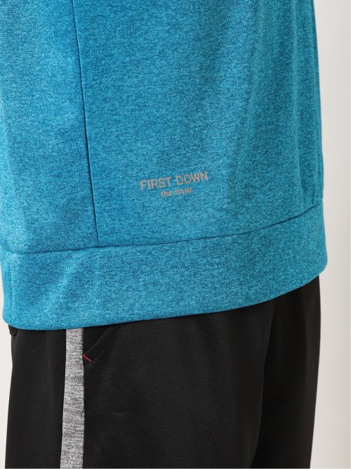 【WEB限定】ファーストダウン/FIRST DOWN カチオンスムース プリント長袖プルオーバー(セットアップ可能)