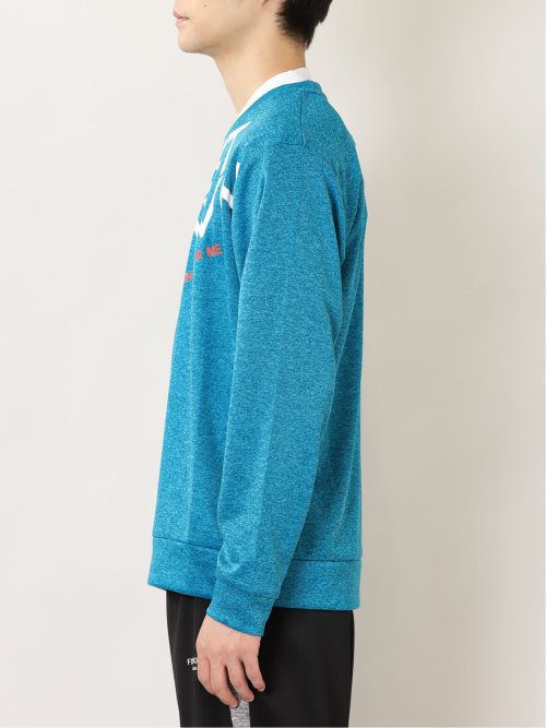 【WEB限定】ファーストダウン/FIRST DOWN カチオンスムース プリント長袖プルオーバー(セットアップ可能)