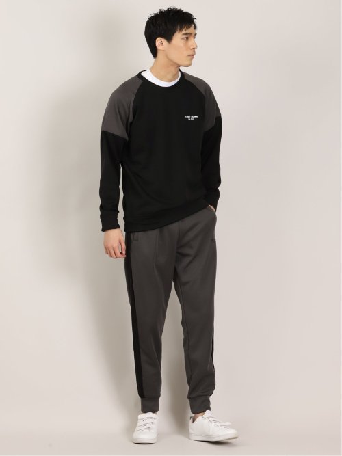 【WEB限定】ファーストダウン/FIRST DOWN 裏シャギー トレーナー(セットアップ可能)