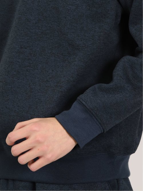 【WEB限定】ファーストダウン/FIRST DOWN 杢ニットフリース トレーナー(セットアップ可能)