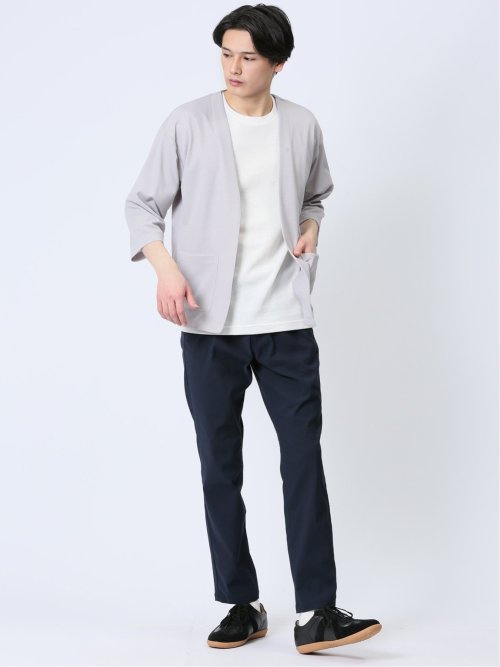 7分袖カーディガン&半袖Tシャツ アンサンブル