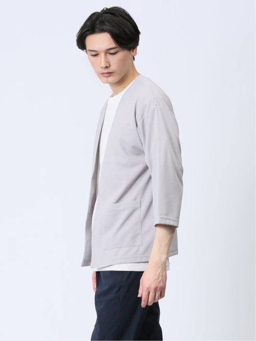 7分袖カーディガン&半袖Tシャツ アンサンブル