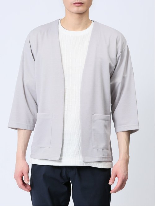 7分袖カーディガン&半袖Tシャツ アンサンブル