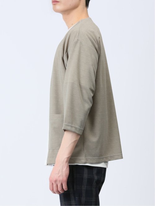 7分袖カーディガン&半袖Tシャツ アンサンブル