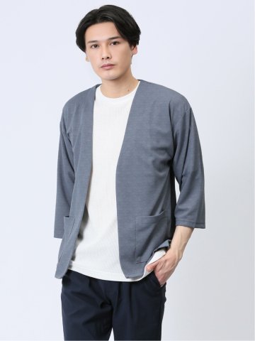 7分袖カーディガン&半袖Tシャツ アンサンブル