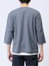 7分袖カーディガン&半袖Tシャツ アンサンブル