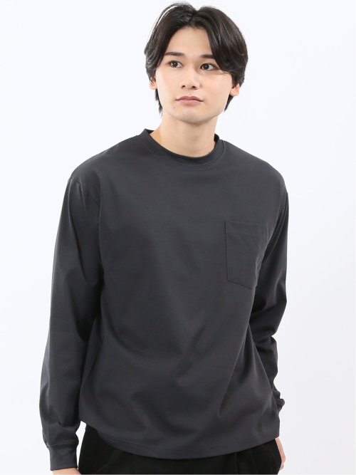 KAITEKI+ マジ軽ウォーム クルーネック長袖Tシャツ