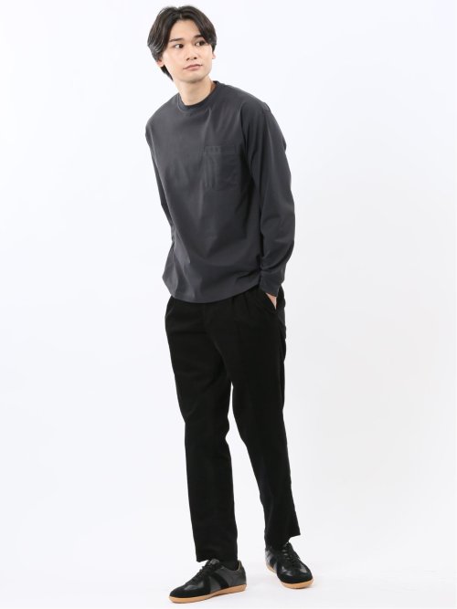 KAITEKI+ マジ軽ウォーム クルーネック長袖Tシャツ