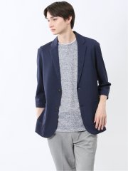 ノータベネ/NOTABENE メランジ鹿の子 2ボタン ジャケット