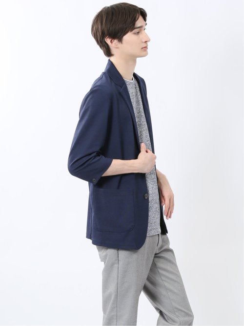 ノータベネ/NOTABENE メランジ鹿の子 2ボタン ジャケット