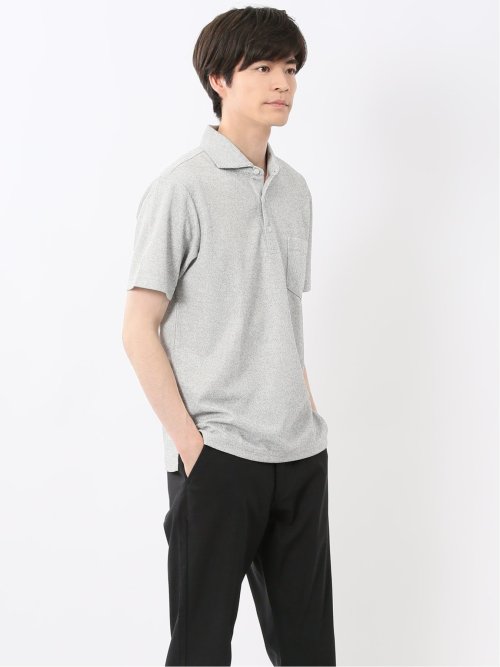 ノータベネ/NOTABENE メッシュドビー 半袖ポロシャツ