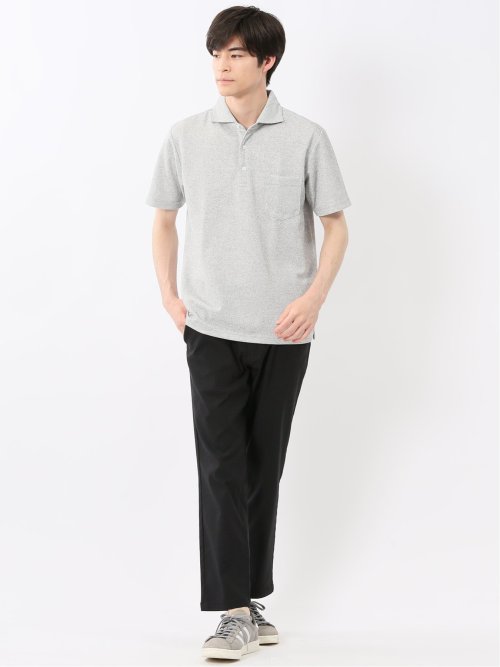 ノータベネ/NOTABENE メッシュドビー 半袖ポロシャツ